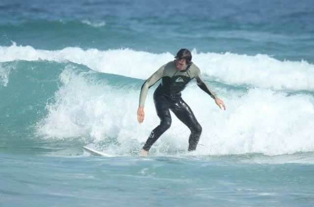 aprendiendo a surfear